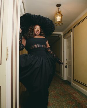 Alex Newell Instagram - I went to the Met Gala at 8PM and 13 hours later I was Tony Nominated!!!! I’m unwell! Getting to wear @csiriano was iconic!!! With @alexander_armand on hair and @kellybellevue on makeup I couldn’t have asked for a better team!!! @jennyandersonphoto you know how to capture the mothershucking moment!!!!