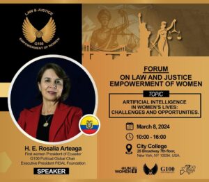 Alex Okoroji Instagram - Happy International Women’s Day to all the women of the world. I’m excited to be in New York today, March 8th and I look forward to speaking at the G100 Law & Justice Forum for Women Empowerment happening at the City College led by the Incredible H.E Justice Carmen R. Velasquez (New York Supreme Court Judge and the Immediate Past President of the Association of Justices of the Supreme Court of the State of New York and the G100 Global Chair for Law & Justice).

I’ll be speaking on the panel “Artificial Intelligence in Women’s Lives, Challenges and Opportunities” with a perspective on the impact in areas of Media Arts & Entertainment and I look forward to representing my global wing @g100mediaarts, joining some incredible judges, lawyers, leaders, experts and soul sisters as we share, learn and proffer tangible solutions for a better society that keeps women safe and thriving.💕

#G100 #alexokoroji #women #iwd2024 #womensday #womenleaders #womensupportingwomen #forum