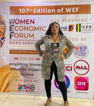 Alex Okoroji Instagram - We did it! Somehow - we did it. 
WEF West Africa 2024 came and we conquered.😆

We converged. We conversed. We connected. We celebrated. 🎊

Thanks to all the amazing soul sisters who showed up in their brilliance (keynotes, speakers, moderators, attendees and VIPs). 

I’m so grateful for the love, support, solidarity and sistership as we welcomed the 107th edition of the Women Economic Forum (WEF) to West Africa for the first time from 21-23 February 2024 with impactful conversations around the theme “Amplifying Women’s Influence, Impact and Income for Economic Growth.”

Congratulations to everyone who made it happen and of course the WEF Awardees.👏🏽👏🏽💕

Special thanks to our Chief Soul Sister and WEF Founder @harbeenarora for trusting me to lead one of her incredible visions for women worldwide, which has NOW found its wings, spread forth and dug root in the heart of West Africa joining other regions of the world.

P.S: 📸 captured on Day 2 of the conference.

Cc @wefwestafrica @womenecoforum 

#alexokoroji #wefwestafrica #womeneconomicforum #wefwestafrica2024  #event  #conference #women #womenempowerment #womeninbusiness #womeninbiz #lagos #nigeria #africa