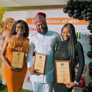 Alex Okoroji Instagram - Exactly this day last month on February 23, 2024, we wrapped up the 107th edition of the Women Economic Forum (WEF) which featured 3 days of dynamic conversations, connections and celebration at the @wefwestafrica edition held in Lagos, Nigeria, by honoring some amazing women & leaders with the prestigious WEF Awards at the Gala anchored by the gorgeous and talented @_victorywilson .😍

As President of WEF West Africa, it was my genuine pleasure to nominate some of these incredible honorees for their outstanding impact and contributions to driving society forward. It was also an honour to present their awards on behalf of my Chief soul sister, the Founder & Global Chairperson of Women Economic Forum (WEF), Dr Harbeen Arora Rai. 

You can find the full list of honorees and photos available on Monday 26th, 4pm WAT at the official WEF West Africa website at www.wefwestafrica.org.

If you are on the email list. Look out for our upcoming newsletter featuring special updates on all of the exciting stuff coming up.😍❤️

Special thanks to everyone who made the event happen despite the challenges, from the organising committee, to the media team, the decorators, the staff at Westwood Ikoyi, our sponsors (FirstBank Nigeria, NPF Microfinance, Jaga Beauty), our partners and soul sisters in the G100, WICCI, SHEconomy community and every single person who contributed one way or another to see WEF West Africa 2024 actualise. We certainly look forward to doing it much bigger and better in 2025.

P.S: IG Photos randomly selected by my mobile device🙈 Everyone honored on that day is incredibly special and highly valued. I’m grateful for the WEF platform and sisterhood that brings us all together. 

I celebrate YOU. All of youuuuuuu.🤗💕

#wefwestafrica #wef  #womeneconomicforum #women  #wefawards #womenempowerment  #womensupportingwomen  #womenwhomovetheworld #womensmonth #womenshistorymonth #womenleaders #lagos #nigeria #event #conference #gala