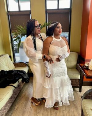 Alex Okoroji Instagram - 🎂Two days ago, on Sunday, March 10th was my 40th birthday.🎉

💍 It was also the special day I said “I Do” to my husband, Eric at an intimate elopement ceremony at the beautiful Concord Point Lighthouse at Havre de Grace, officiated by Minister Natalie Tyler on a very cold windy Sunday afternoon - supported by the wind, water, hale and my super amazing family who braved the cold (as well as those who joined virtually). 

I’m so grateful to my husband for making my birthday special with just family. I feel blessed and I thank God for his grace and unwavering love and favour. I look forward to the second part of our main wedding in August where we can celebrate with more family, friends and colleagues. 

Just in case you are wondering what my new name is. I’m now Mrs Alexandra Okoroji-McGill (but yes, professionally, you can still call me Alex Okoroji).😆😍

I love you all.
And thank you for the birthday wishes.🙏🏾💕

#alexokoroji #birthday #pisces #bride #justmarried #thankful #grateful #love #joy #blessed #mrandmrs #ForeverMcGill