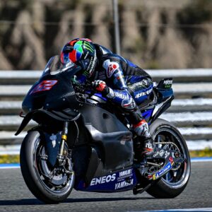 Álex Rins Instagram - A lot tested today, lots of data and findings to improve the bike thanks to the great work of the team. This is an ongoing work. We keep pushing!💪🏻 
 / Muchas cosas probadas hoy! Mucha data recopilada  y conclusiones para mejorar nuestra moto, pero esto es solo el comienzo. Seguimos!💪🏻

#MotoGP #JerezTest #Yamaha #42ins