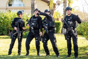 Alex Russell Instagram - This is what we do to people who don’t watch SWAT. Not to worry - you can catch up on last night’s episode now on @paramountplus