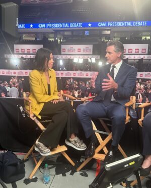 Alex Wagner Instagram - The Ultimate Spin Champ @gavinnewsom