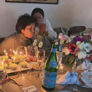 Alex Wagner Instagram - Mom turned 80 today. Thought I might need to help her blow out all the candles but nah