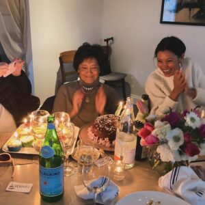Alex Wagner Instagram - Mom turned 80 today. Thought I might need to help her blow out all the candles but nah