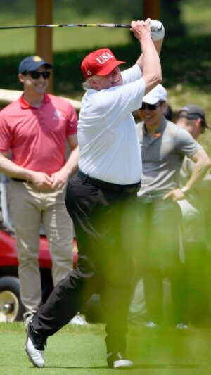 Alex Wagner Instagram - Ah yes, you really have to hand it to Trump for having what it takes to win: Owning the course and inventing your own score.