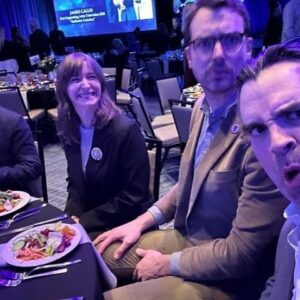 Alex Winter Instagram - Great to hang with @jonahray and all the cool folks at the @saturnawards and thanks to @thejoelynch for capturing my unbridled, irrepressible zeal for attending and presenting at awards shows.
