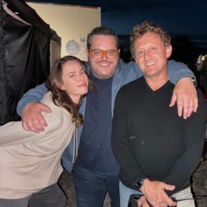Alex Winter Instagram - That's a wrap. The movie gods were tough but merciful. All thanks to the staggeringly talented @joshgad and @kayascods who are a duo for the ages in this thing. And our fantastic cast and crew. Can't wait for folks to see the madness we cooked up 🙏❤️

#Repost @joshgad
・・・
That friends is a picture wrap on #adulthood directed by @alxwinter . Thank you to the incredible crew for your Herculean efforts in some pretty unforgiving environments. Thank you to our incredible camera department for essentially wearing cameras on your bodies like t-shirts, thank you @officialnataliejane and @ashcampbellc for keeping us alive and thank you to the city of Ottawa for welcoming us with such open arms. I have had the time of my life working with this group and in particular our insane cast from @carriganagain @praisethelourd @chriscandy4ever and the many folks who came to play along the way. A very special shout-out however to my incredible partner in crime @kayascods who truly came to play on this one. Cannot wait for you all to see her brilliance in this film and to see the incredible movie @alxwinter has shot. 🎥