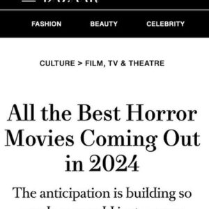 Alex Winter Instagram - Big thanks to @harpersbazaarus for listing our @shudder film, Destroy All Neighbors, as one of the best horror movies of 2024 🙏
Link in their bio