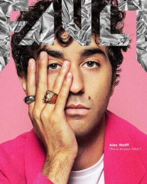 Alex Wolff Instagram - Thank you @fault_magazine ! Check out the article  now. 

Photo @coryphoto
Fashion editor   stylist | @chaunielle_brown
Grooming @kennedytrislerhair
EIC & Words @miles_holder
Grooming assistant @zeldasher
Styling assistants @scumbagshmams marstinii @zoe.berteloot @bryantsinthegram
bts @bellavck