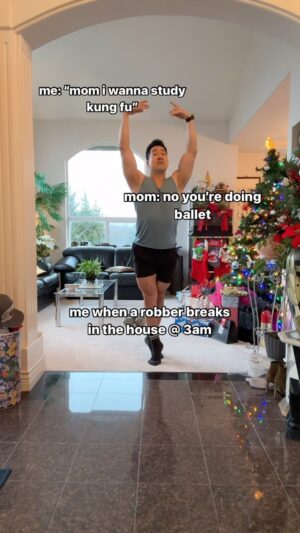 Alex Wong Instagram - sorry mom. 💀😆 #ballet #dance