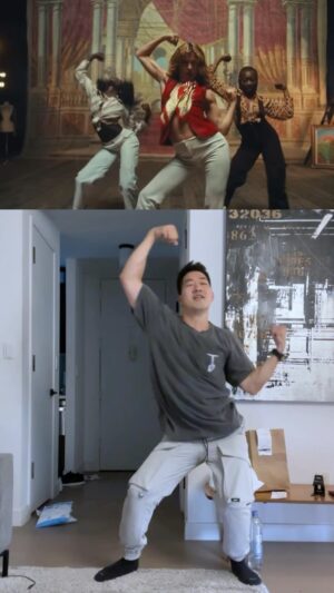 Alex Wong Instagram - I’m absolutely OBSESSED with this dance 🕺💃🏼

Dc: @shaylatukolan #dance #backon74