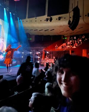 Alex the Astronaut Instagram - Can we have a big round of applause for drummer Kaleah for being the best and biggest @arlo.parks fan ever