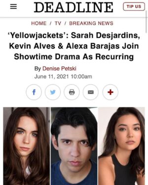 Alexa Barajas Instagram - Incredibly excited to be a part of this!! Can’t wait for everyone to see🐝💫@showtime
