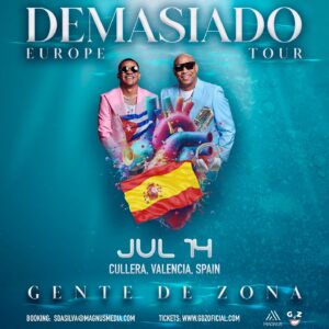 Alexander Delgado Instagram - ¡Mi gente de Cullera, Valencia!!!! ¿Están listos para la experiencia #DEMASIADOTour? 🇪🇸🫀🔥 

¡Los esperamos este 14 de Julio! 

📍  Medusa Beach Club, 46400 Cullera @beachclubmedusa 

Tickets 🎟️: https://www.gdzoficial.com/demasiadoeuropetour 

#GenteDeZona #CulleraValencia #ValenciaEspaña #MedusaBeachClub #DemasiadoEuropeTour