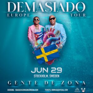 Alexander Delgado Instagram - ¡Mañana nos vemos en Estocolmo! Así que prepárense para gozar mi gente de Suecia 🇸🇪🫀🔥😎

📍 Stockholm, Sweden 

Tickets 🎟️: https://www.gdzoficial.com/demasiadoeuropetour

#GenteDeZona #Stockholm #DemasiadoEuropeTour #GiraPorEuropa #Suecia #Sweden