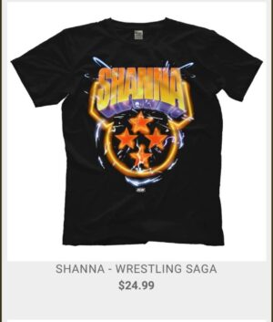 Alexandra Barrulas Instagram - My tee first @allelitewrestling tee just dropped at @ShopAEW 👀 Get yours friends!!! ⭐⭐⭐⭐🐉 Shopaew.com

#aew #AEWDynamite #aewdark #merch #shanna #DBZ #goku