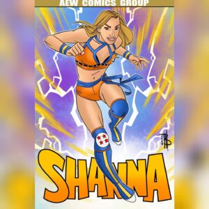 Alexandra Barrulas Instagram - Awesome fan art! 😍 

Credit: @itstravco

#fanart #aew #shanna #goku #dbz