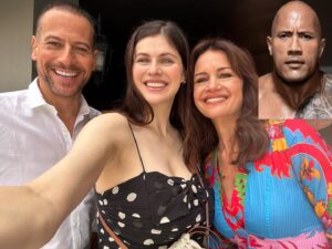 Alexandra Daddario Instagram - San Andreas reunion!