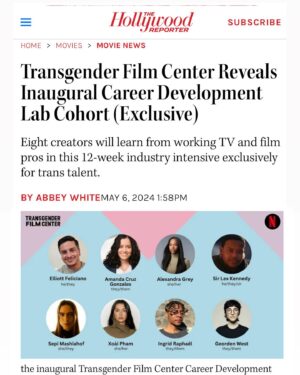 Alexandra Grey Instagram - Excited for this new chapter in my career! No more waiting!!! It’s giving Writer, Director, Producer, STAR! ✨🎥❤️

Thank you @transfilmcenter @netflix for seeing me, for seeing us!!!! #LETS GO!!!!