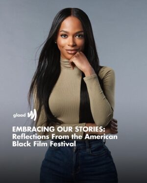 Alexandra Grey Instagram - Embracing Our Stories…. My experience attending my first @americanblackfilmfestival on behalf of @glaad 🖤 I Love Us! 

Read the full article:  https://glaad.org/embracing-our-stories-reflections-from-the-american-black-film-festival/

Photo cred: @ylvaerevall