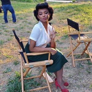 Alexandra Grey Instagram - In honor of Black History Month, we celebrate Lucy Hicks Anderson. An icon and a trailblazer that I had the privilege of portraying a couple years ago for a limited series. Stream #Equal on @streamonmax to learn more of her incredible story! 💚 
.
.
#blackhistory #queer #lgbt #lucyhicksanderson 
#actress #film #tv #artist #love #blackhistorymonth #black