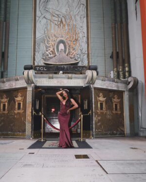 Alexandra Grey Instagram - ‘Regarding Us’ World Premiere 2024 

Someone once told me “You were born to light up this world” @aadiaz15 I’ve been shining bright ever since! 🤩🖤✨ 
@regardingusmovie @danceswithfilms 

📸 @gonzo_266 

Hair by @rawhairdontcare 
Glam by @ MoniqueG

#actress #filmmaker #producer 
#love #film #transisbeautiful #artist #instagood