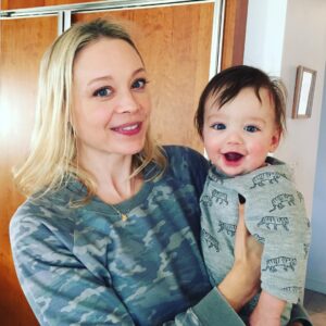 Alexandra Holden Instagram - How does my newest nephew feel about Christmas?  He’s into it. ❤️❤️❤️#adorehim
