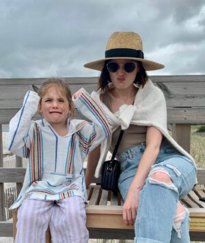 Alexandra Krosney Instagram - I remember the day she was born and yesterday she turned six. Miraculously I haven’t aged at all.