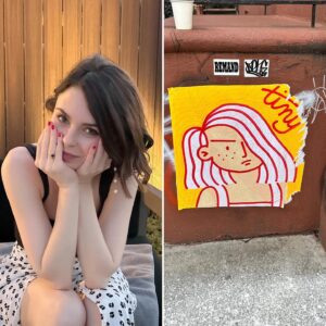 Alexandra Krosney Instagram - Life imitates street art.