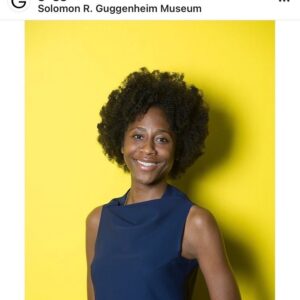 Alexandra Munroe Instagram - Congratulations to @guggenheim new Deputy Director and Chief Curator Naomi Beckwith. We are thrilled with this appointment and welcome a new era of courageous and capacious curatorial vision and leadership for the institution.  Welcome, Naomi! 

@guggenheim #naomibeckwith #vision #artofourtime @guggenheim_venice @museoguggenheim