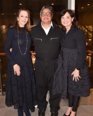 Alexandra Munroe Instagram - At Christie’s NYC, thrilled to introduce Kulapat Yantrasast at the Inaugural Larsen Lecture, with LongHouse Reserve director Carrie Barrett. Kulapat spoke of Ise Shrine, the inspiration for Jack Lenor Larsen’s house in East Hampton. He finds synergy across many dimensions of the two sacred places. ISE = I for Inclusivity, bringing art and nature into a single world; S = Sustainability, maintaining and nurturing is culture; and E = Evolution, constantly changing is everlasting. Thank you, visionaries! 

#kulapatyantrasast #longhousereserve #WHY #evolution