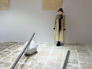 Alexandra Munroe Instagram - In Arles at Lee Ufan’s Foundation, which he just opened in a large 18th century Provencal house, renovated by Tadao Ando. Lee has installed a lifetime of minimalist sculptures, paintings and drawings in this chalky light, a resonant harmony whose beauty brought me to tears. 

#arles @lee_ufan_arles #leeufan #tadaoando #LUMA #tadaoando @tadao_ando_architecture #provence