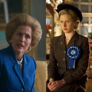 Alexandra Roach Instagram - Loving watching @gilliana take on Thatcher in @thecrownnetflix. Maggie will always have a special place in my heart... never thought I’d say that 😜🏴󠁧󠁢󠁷󠁬󠁳󠁿

#ironlady #netflix #thecrown