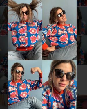 Alexandra Tavoulari Instagram - •Είμαι σούπερ ήρωας; Δεν ξέρω αλλά έτσι νιώθω.. έχω πάντως σούπερ γυαλιά!•
@alensa.gr @crulle.eyewear 
#iwearmysunglasses 
Styling by @penelope_mls 💕💕💕
@cmanolo.fashion