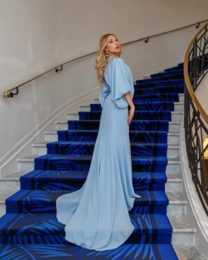 Alexandra Vino Instagram - The incomparable @inclover.brand 🦋🦋🦋 
@martinezhotel 

Hair @marykovaleva 
Color @teelajanet 
Dress @inclover.brand 
Styled by @mephistophelesproductions @gregalexanderofficial 
🌊🌊🌊
