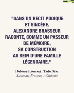 Alexandre Brasseur Instagram - Merci aux journalistes, merci aux médias, merci à Plon et surtout merci à vous.
#Additionne un récit pour l’été 🔆