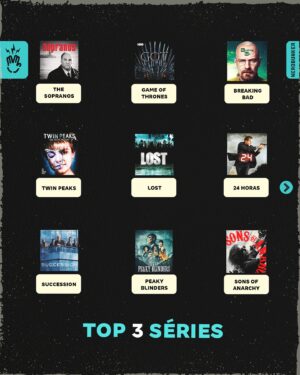 Alexandre Ottoni Instagram - CRAVAMOS! 👀 Após analisado pelos especialistas do NerdCast, foram definidos os melhores Seriados e Séries de TODOS OS TEMPOS! Deixa nos comentários o nome da sua série preferida👇