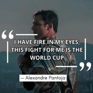Alexandre Pantoja Instagram - 🇧🇷: Com sede de vitória
🇺🇲: Hungry for the win

#ufc301 #ufc