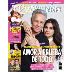 Alexis Ayala Instagram - Esta semana y porque tú lo pediste:

🌟#Exclusiva: ¡Un amor a prueba de todo! #AlexisAyala y #CinthiaAparicio llegan a nuestra portada y nos comparten por primera vez, todo sobre su historia de amor y cómo superan la diferencia de edades. ❤️

🌟 No te pierdas esta grandiosa entrevista. 

👉 ¡Más exclusivas, más entrevistas y más chismes solo en TVyNovelas! 😎 #dondetodosquierenestar 

¡Búscala Ya!