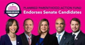 Alexis McGill Johnson Instagram - The path to keeping a pro-reproductive rights Senate majority is clear. That’s why we’re THRILLED to endorse:

✅ Collin Allred (Texas)
✅ Ruben Gallego (Arizona)
✅ Lisa Blunt Rochester (Delaware)
✅ Elissa Slotkin (Michigan)
✅ Adam Schiff (California)

These champions will fight to rebuild, protect   expand your rights. Check out the link in bio for more PPACT-endorsed candidates.