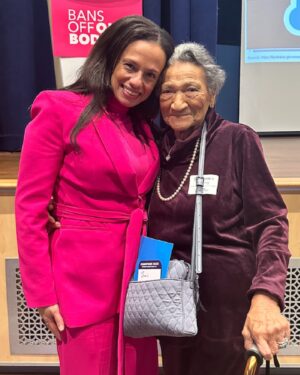 Alexis McGill Johnson Instagram - Last week I had the biggest thrill in reconnecting with former board member and nurse, Dr. Bennie Fleming. When I joined the PPFA board, she was one of just a couple board members of color and I am so grateful to have absorbed her wisdom and advocacy for health and racial equity.

Can you believe she’s 100 years old? She continues to be a fierce warrior and advocate — what a blessing!