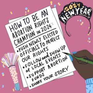 Alexis McGill Johnson Instagram - 2024 is right around the corner and we’re gearing up for what will be another pivotal year in the fight for our reproductive freedom. Join us in being an abortion rights champion in the new year 🎉