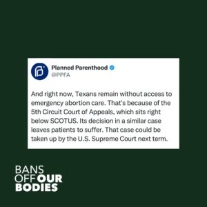 Alexis McGill Johnson Instagram - The U.S. Supreme Court had the opportunity to make clear that federal law requires access to abortion in an emergency, regardless of a state’s abortion ban — and they chose not to. 

They failed us again. This fight isn’t over.