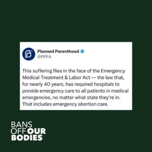 Alexis McGill Johnson Instagram - The U.S. Supreme Court had the opportunity to make clear that federal law requires access to abortion in an emergency, regardless of a state’s abortion ban — and they chose not to. 

They failed us again. This fight isn’t over.