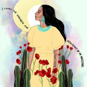 Alexis McGill Johnson Instagram - On this #NationalDayofMourning, we honor, remember, and support Indigenous communities across the nation.

We must fight in solidarity with Indigenous folks, who continue to face systemic barriers to accessing basic human rights, including health care.

🎨: @soni_artist