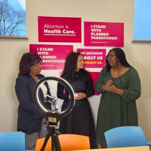 Alexis McGill Johnson Instagram - Like many health centers, @ppnorthcentralstates knows all too well the harm brought on by the Dobbs decision — meeting the need of a 100% increase in those traveling from banned states to access care. This reality shouldn’t be ours, but providers like these keep me hopeful. 🩷