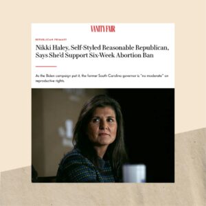 Alexis McGill Johnson Instagram - We agree with @JoeBiden. Make no mistake — Nikki Haley is no moderate when it comes to your reproductive freedom. Every "limit" to abortion access is a ban.