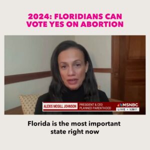 Alexis McGill Johnson Instagram - Even as anti-abortion politicians work to eliminate abortion access, Florida is a critical source of care in the South. As history has shown us — when abortion is on the ballot, people will show up to defend their right to make their own medical decisions. 

Let's do this, Florida!

For more info 👉🏾 floridiansprotectingfreedom.com